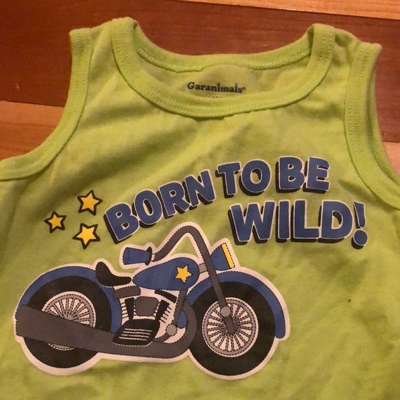🍄Born to be wild motorcycle onesie- 12M - Picture 2 of 2